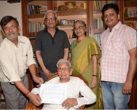 Rajkumar Vaishya  MA at 98 Year-age