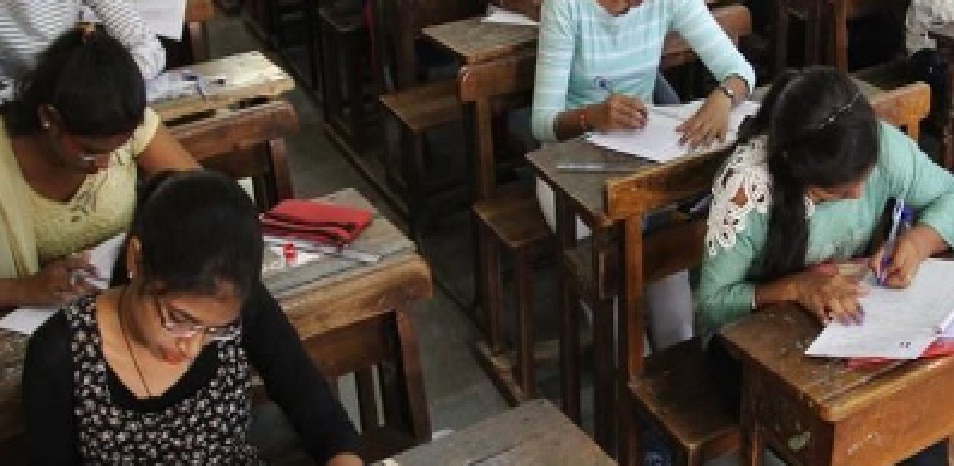 Indian Students taking exams