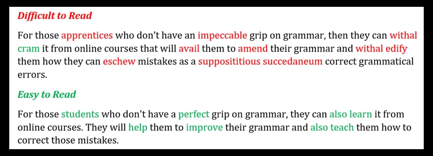 essay readability